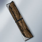 Kioranga Moriori New Zealand Auto Sun Shade Kopi Rakau Carving Art