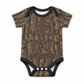 Kioranga Moriori New Zealand Baby Onesie Kopi Rakau Carving Art