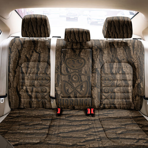 Kioranga Moriori New Zealand Back Car Seat Cover Kopi Rakau Carving Art
