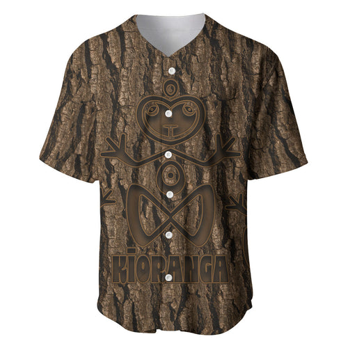 Kioranga Moriori New Zealand Baseball Jersey Kopi Rakau Carving Art