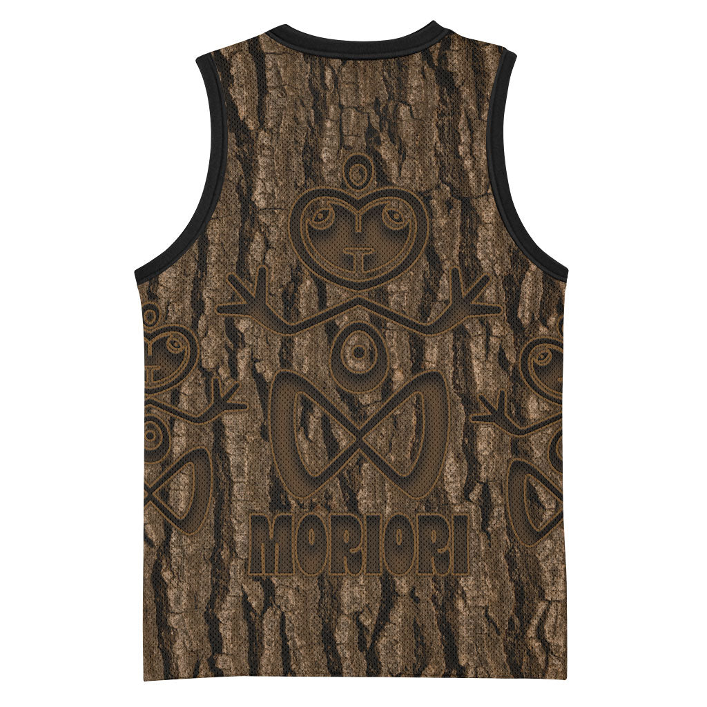 Kioranga Moriori New Zealand Basketball Jersey Kopi Rakau Carving Art