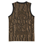 Kioranga Moriori New Zealand Basketball Jersey Kopi Rakau Carving Art
