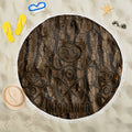 Kioranga Moriori New Zealand Beach Blanket Kopi Rakau Carving Art