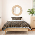 Kioranga Moriori New Zealand Bedding Set Kopi Rakau Carving Art