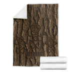 Kioranga Moriori New Zealand Blanket Kopi Rakau Carving Art