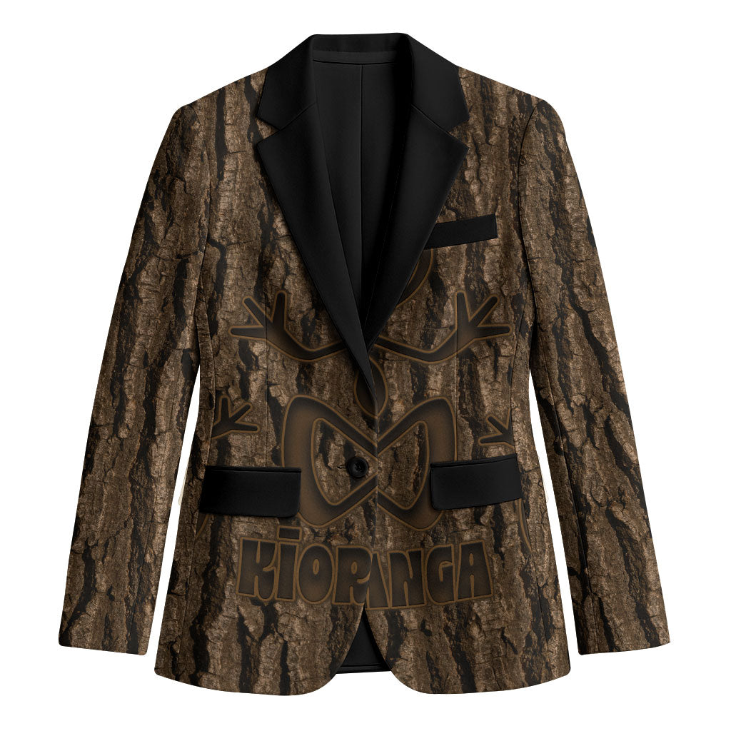 Kioranga Moriori New Zealand Blazer Kopi Rakau Carving Art