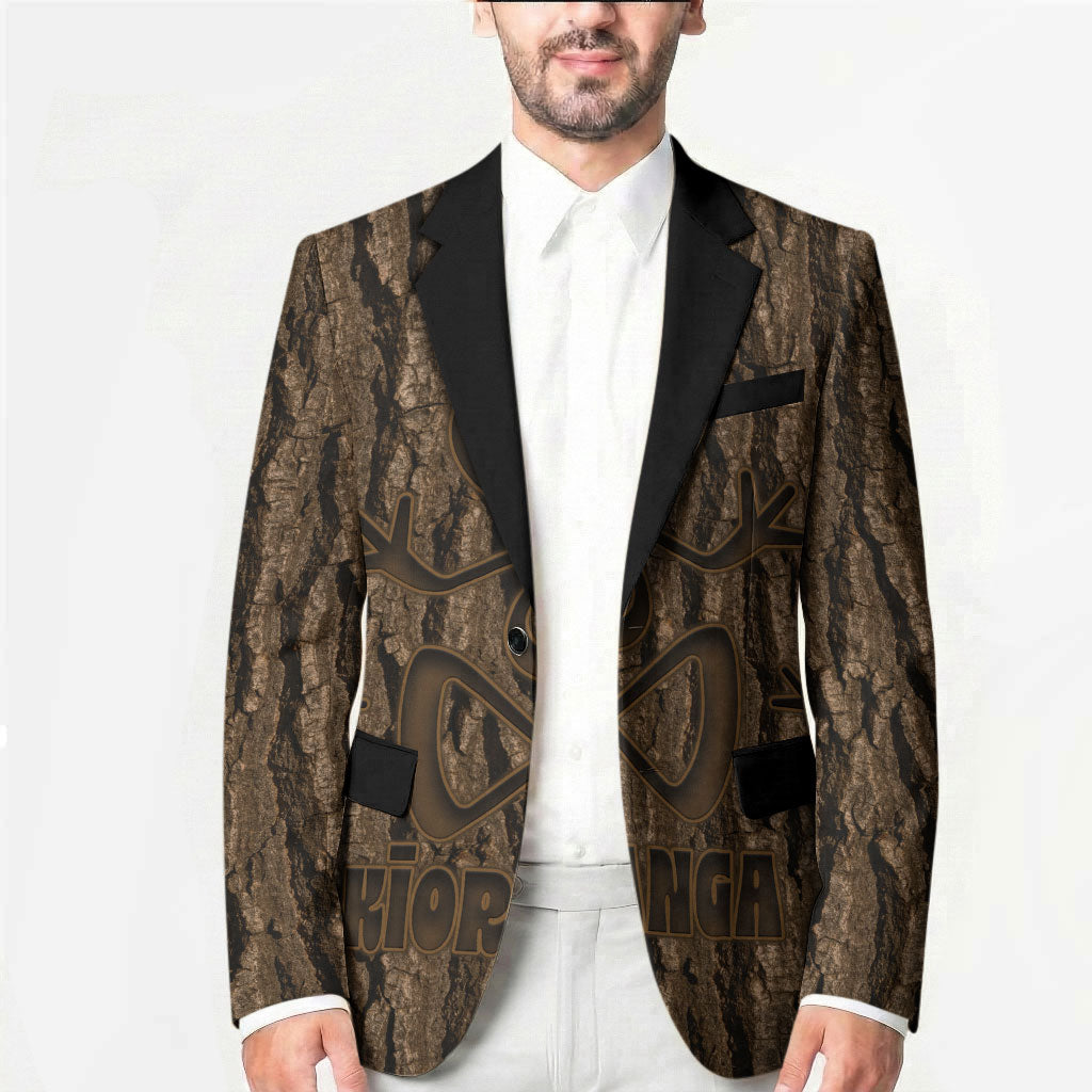 Kioranga Moriori New Zealand Blazer Kopi Rakau Carving Art