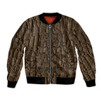 Kioranga Moriori New Zealand Bomber Jacket Kopi Rakau Carving Art