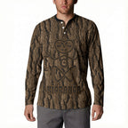 Kioranga Moriori New Zealand Button Sweatshirt Kopi Rakau Carving Art