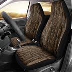 Kioranga Moriori New Zealand Car Seat Cover Kopi Rakau Carving Art