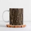 Kioranga Moriori New Zealand Ceramic Mug Kopi Rakau Carving Art