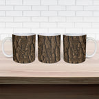 Kioranga Moriori New Zealand Ceramic Mug Kopi Rakau Carving Art