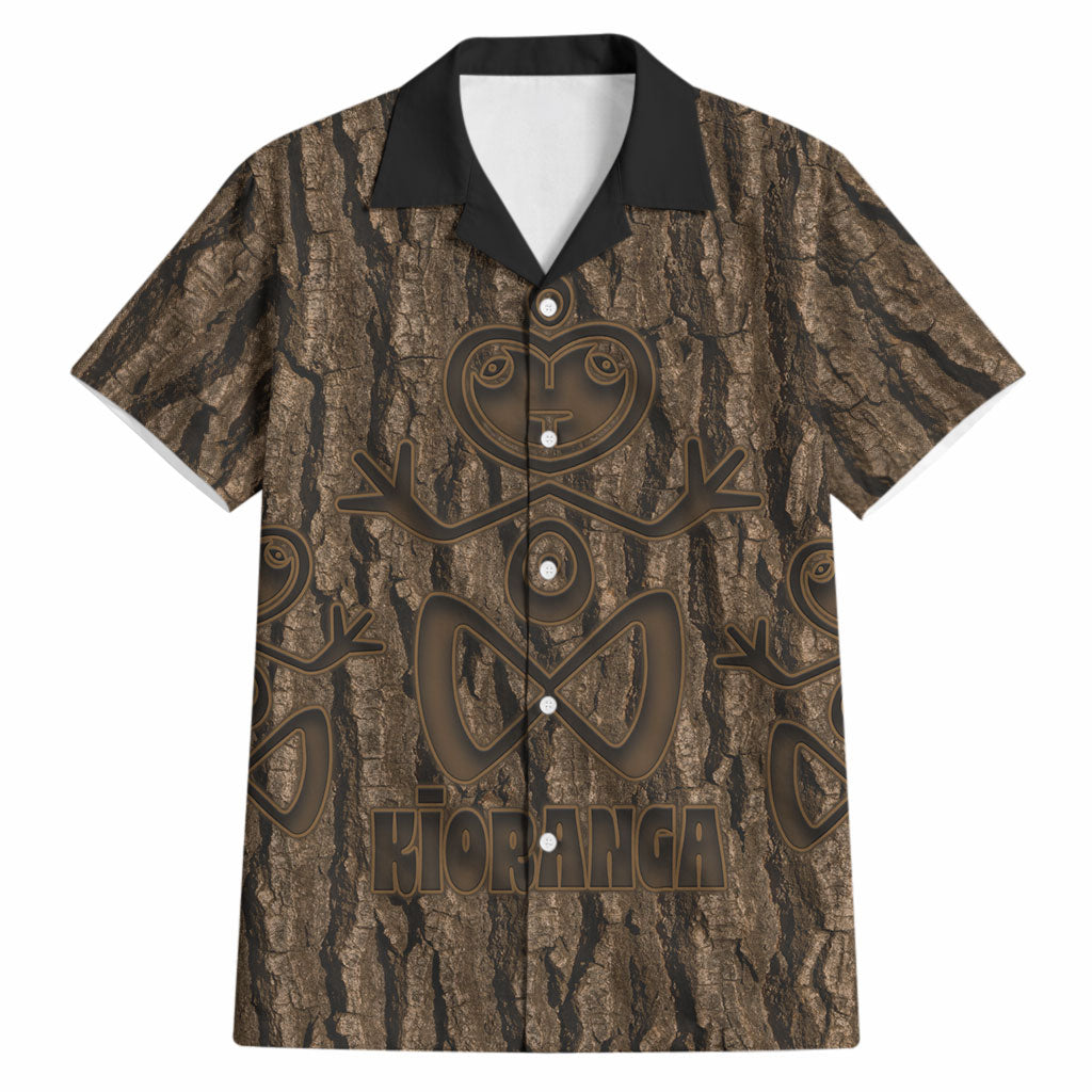 Kioranga Moriori New Zealand Hawaiian Shirt Kopi Rakau Carving Art