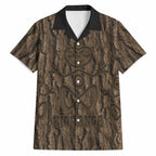Kioranga Moriori New Zealand Hawaiian Shirt Kopi Rakau Carving Art