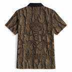 Kioranga Moriori New Zealand Hawaiian Shirt Kopi Rakau Carving Art