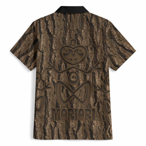 Kioranga Moriori New Zealand Hawaiian Shirt Kopi Rakau Carving Art