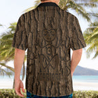 Kioranga Moriori New Zealand Hawaiian Shirt Kopi Rakau Carving Art