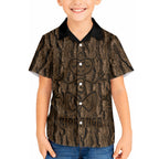 Kioranga Moriori New Zealand Hawaiian Shirt Kopi Rakau Carving Art