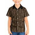 Kioranga Moriori New Zealand Kid Hawaiian Shirt Kopi Rakau Carving Art