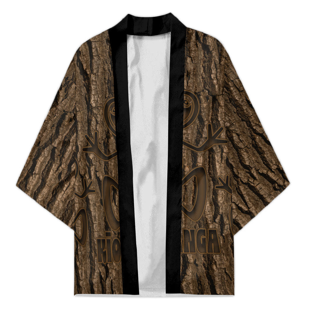 Kioranga Moriori New Zealand Kimono Kopi Rakau Carving Art