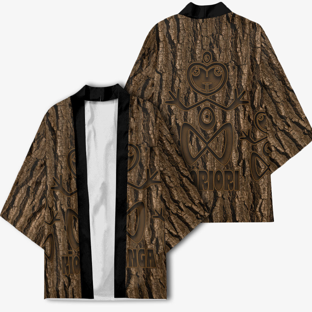 Kioranga Moriori New Zealand Kimono Kopi Rakau Carving Art