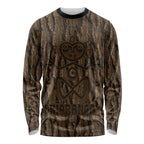 Kioranga Moriori New Zealand Long Sleeve Shirt Kopi Rakau Carving Art