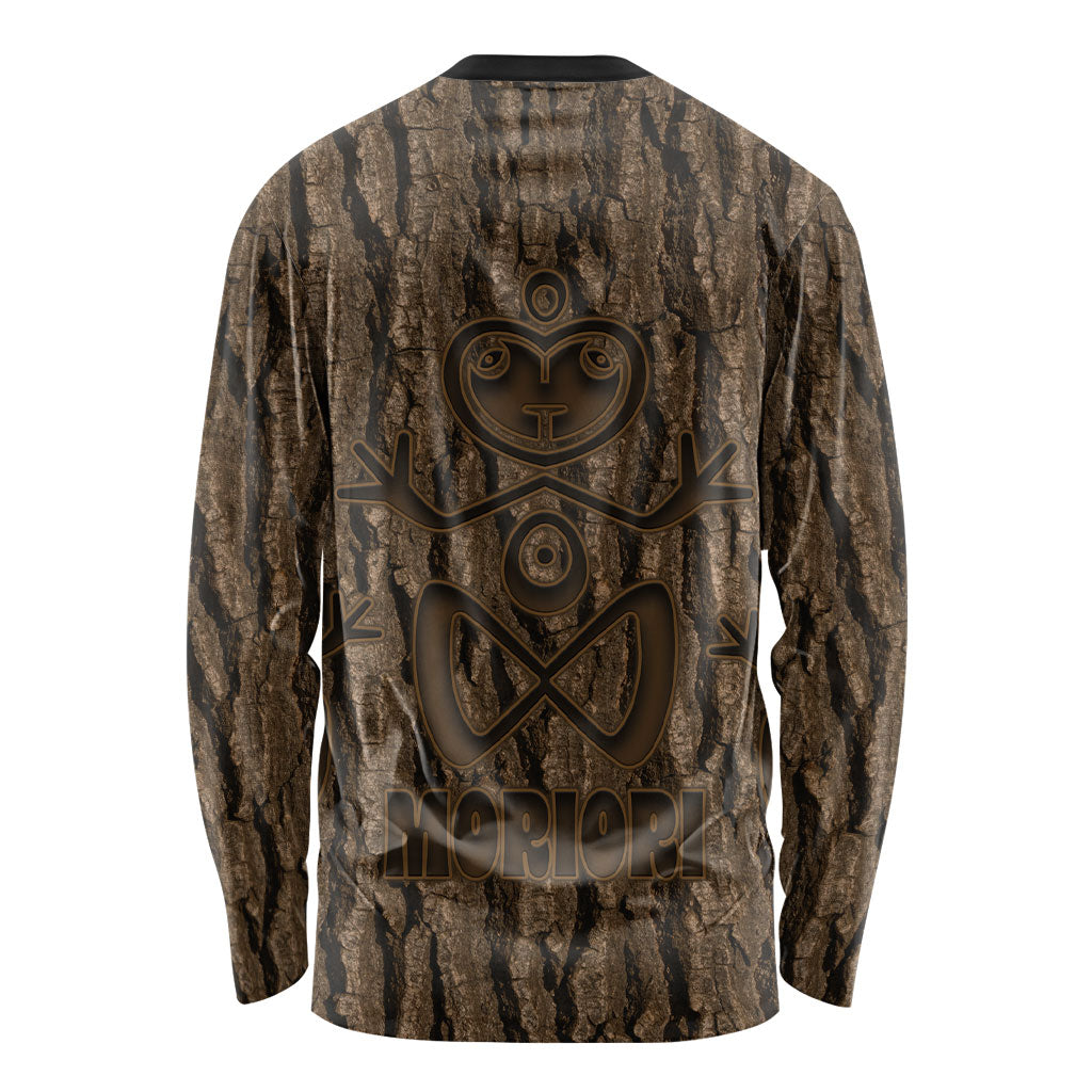 Kioranga Moriori New Zealand Long Sleeve Shirt Kopi Rakau Carving Art