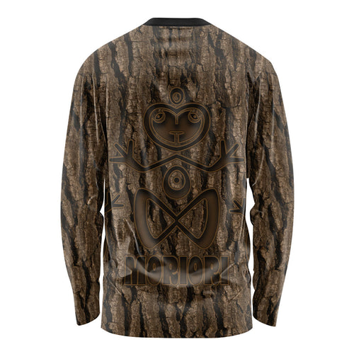 Kioranga Moriori New Zealand Long Sleeve Shirt Kopi Rakau Carving Art