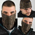 Kioranga Moriori New Zealand Neck Gaiter Kopi Rakau Carving Art