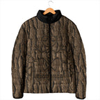 Kioranga Moriori New Zealand Padded Jacket Kopi Rakau Carving Art