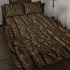 Kioranga Moriori New Zealand Quilt Bed Set Kopi Rakau Carving Art