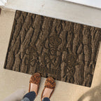 Kioranga Moriori New Zealand Rubber Doormat Kopi Rakau Carving Art
