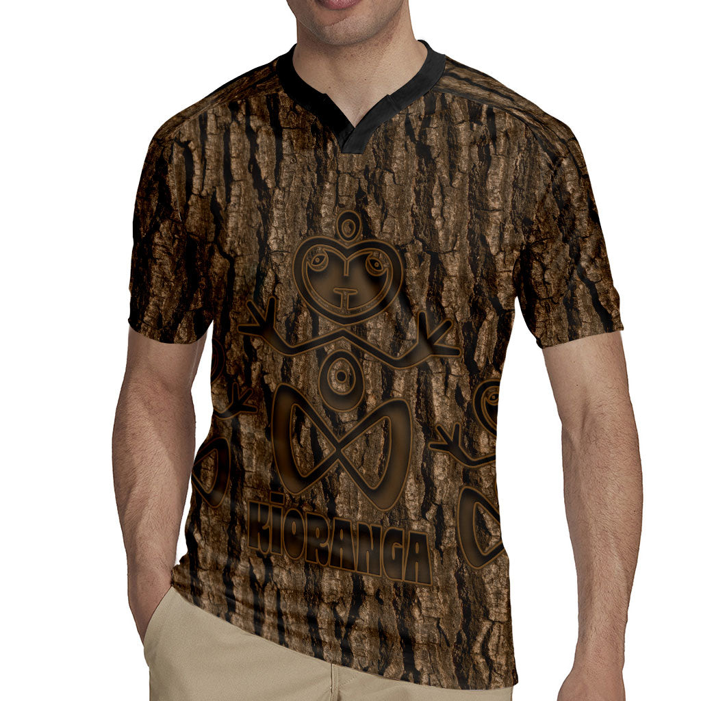 Kioranga Moriori New Zealand Rugby Jersey Kopi Rakau Carving Art