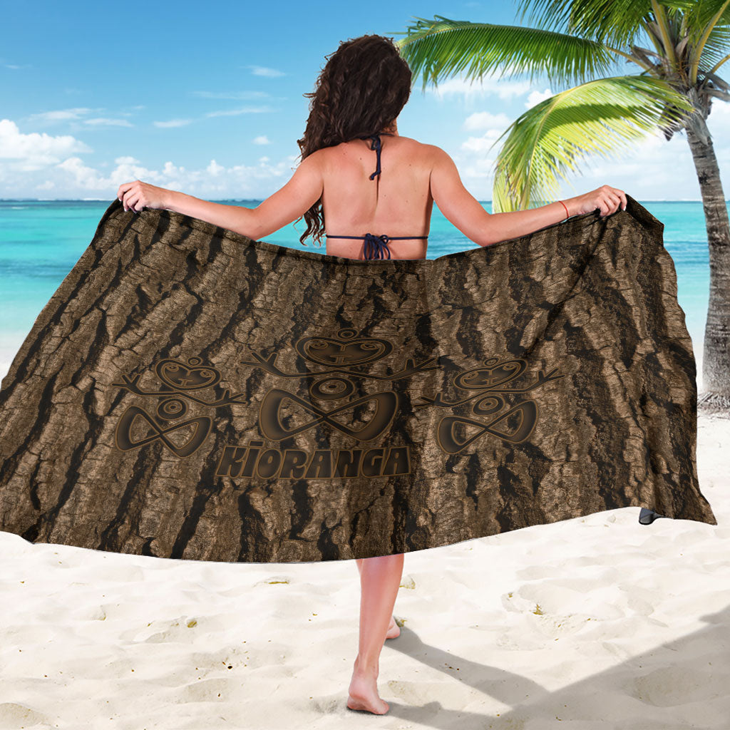 Kioranga Moriori New Zealand Sarong Kopi Rakau Carving Art