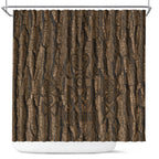 Kioranga Moriori New Zealand Shower Curtain Kopi Rakau Carving Art