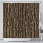 Kioranga Moriori New Zealand Shower Curtain Kopi Rakau Carving Art