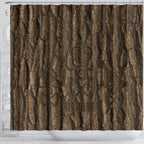 Kioranga Moriori New Zealand Shower Curtain Kopi Rakau Carving Art