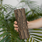 Kioranga Moriori New Zealand Skinny Tumbler Kopi Rakau Carving Art
