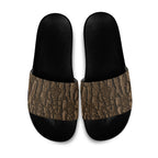 Kioranga Moriori New Zealand Slide Sandals Kopi Rakau Carving Art