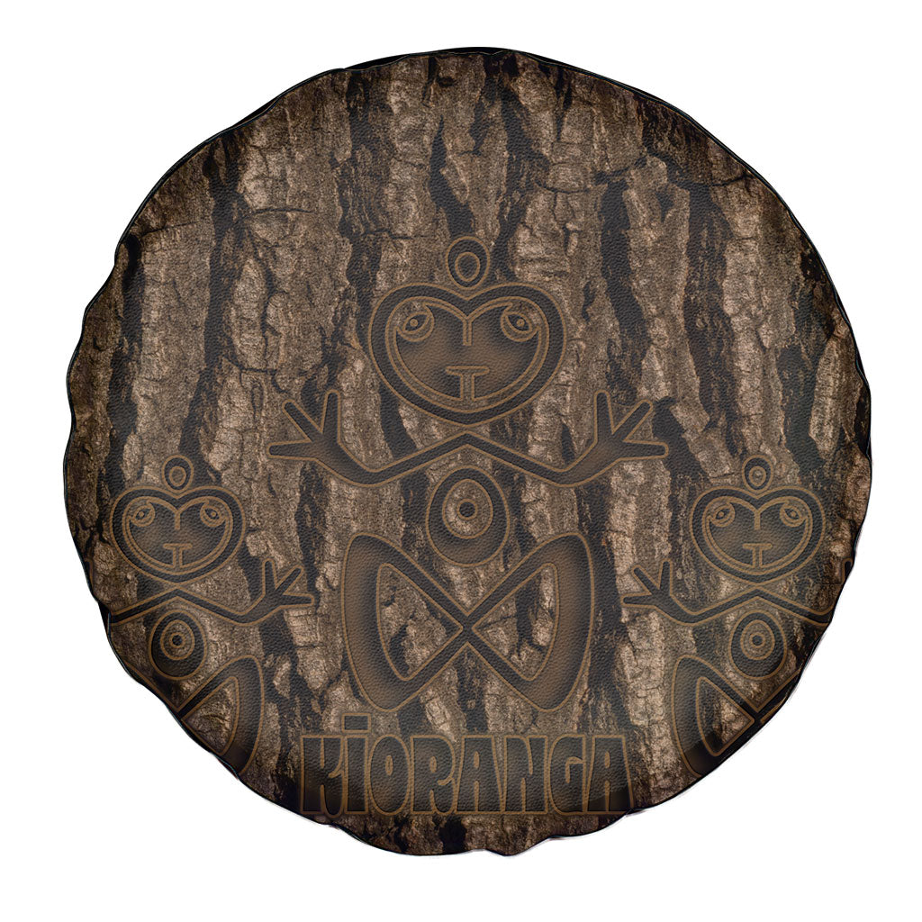 Kioranga Moriori New Zealand Spare Tire Cover Kopi Rakau Carving Art