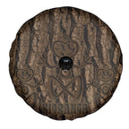 Kioranga Moriori New Zealand Spare Tire Cover Kopi Rakau Carving Art