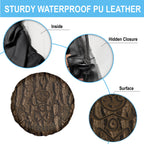 Kioranga Moriori New Zealand Spare Tire Cover Kopi Rakau Carving Art
