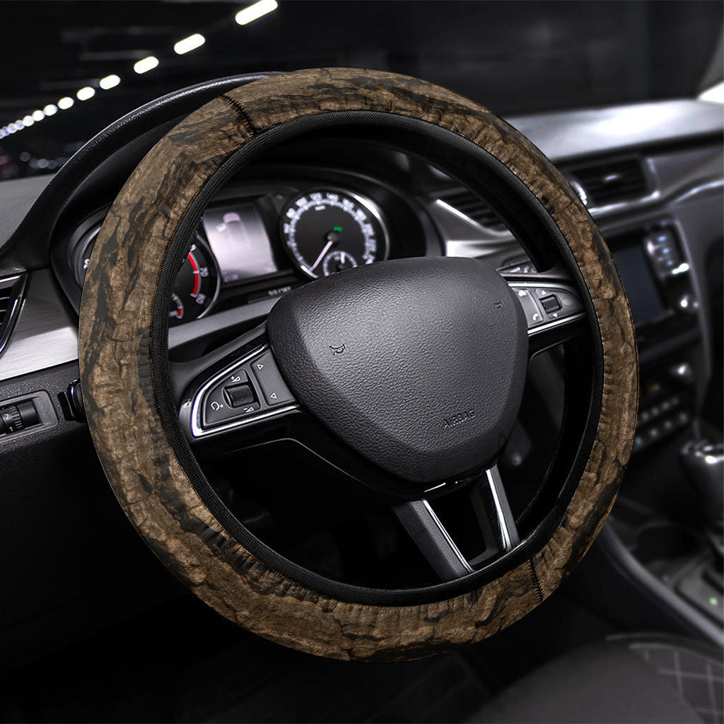 Kioranga Moriori New Zealand Steering Wheel Cover Kopi Rakau Carving Art