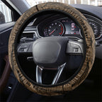 Kioranga Moriori New Zealand Steering Wheel Cover Kopi Rakau Carving Art