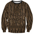 Kioranga Moriori New Zealand Sweatshirt Kopi Rakau Carving Art