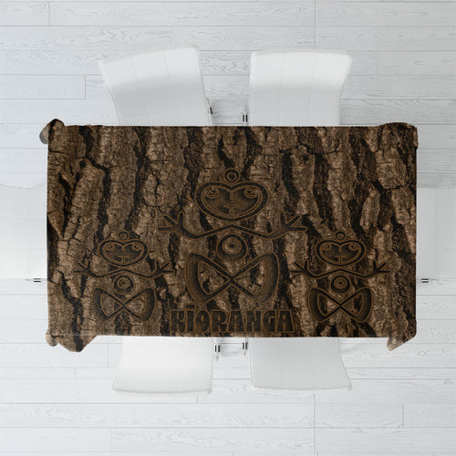 Kioranga Moriori New Zealand Tablecloth Kopi Rakau Carving Art