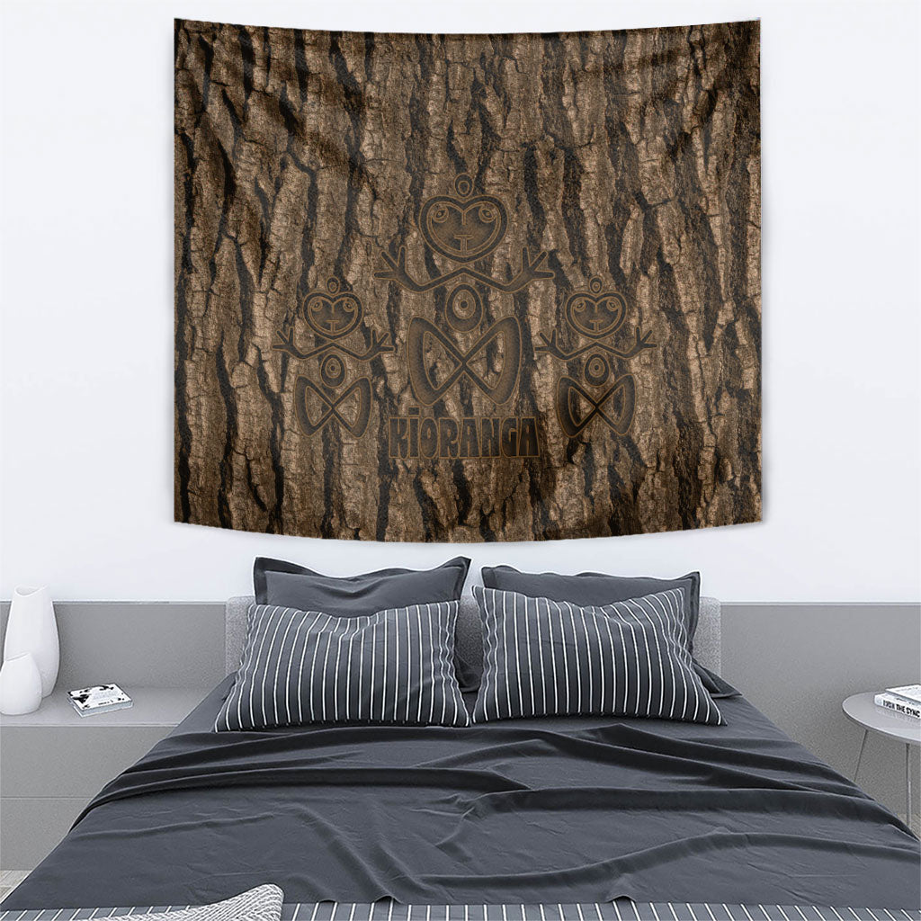 Kioranga Moriori New Zealand Tapestry Kopi Rakau Carving Art