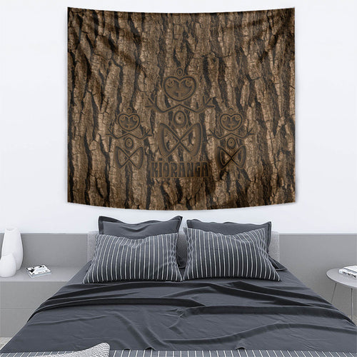 Kioranga Moriori New Zealand Tapestry Kopi Rakau Carving Art