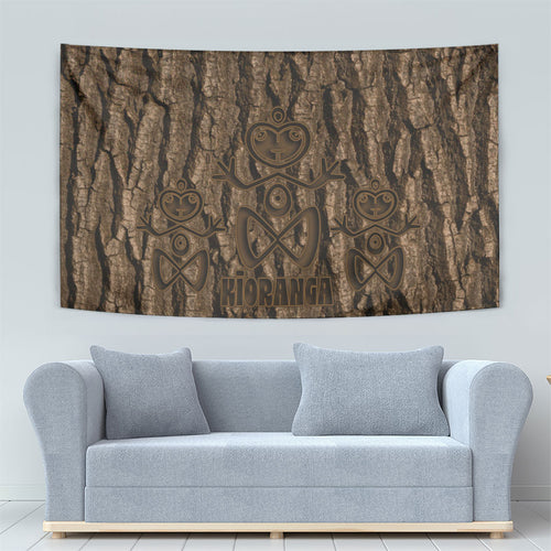 Kioranga Moriori New Zealand Tapestry Kopi Rakau Carving Art