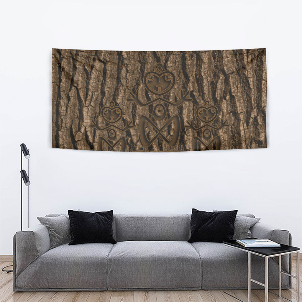 Kioranga Moriori New Zealand Tapestry Kopi Rakau Carving Art
